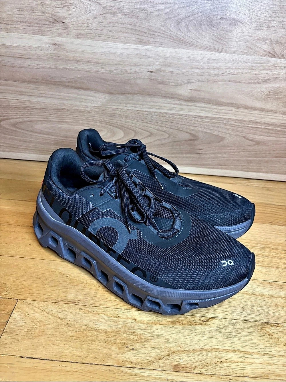 On Cloudmonster Women's Black Sneakers - Size 9